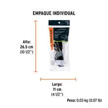 KIT 2 PZ-Lentes de seguridad, gris con banda elástica, Active, Truper - Negro - Ver 3