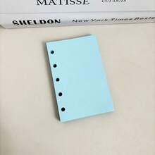 50 张 M5/A7 彩色补充纸、粉色/蓝色/紫色活页笔记本纸、活页配件、文具配件