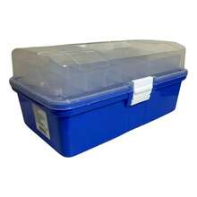 Maleta de Plastico Organizadora Multiuso Cores Variadas - Unidade - Azul - Visão 1