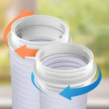 Conector de manguera de escape de aire acondicionadoóvil, reductor de manguera Universal de 13/15CM, acoplador de CA portátil para Hardware de mejora del hogar 8HUU - Universal - Ver 5