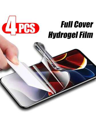 Edge 2025 ve 2024 için 4 adet HD Hidrojel Film, Moto Edge 60, 60 Pro, 60 Fusion, 50, 50 Pro, 50 Fusion, 50 Neo, 50 Ultra, 40 Pro, 40 Neo için Tam Kapsama Alanı Sağlayan Şeffaf Esnek Ekran Koruyucu Film, Kabarcıksız, Cam Olmayan Ekran Koruması Temelleri, Günlük Ekran Koruyucu, Ofis, Ev Telefonu Ekran Koruyucu, Telefon Aksesuarları İçin Uygun, Su Geçirmez, Darbeye Dayanıklı, Düşmeye Karşı Dayanıklı, Çizilmeye Karşı Dayanıklı