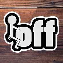 3-Inch "Playful Rebellion" Sticker - Humorous - Themed Vinyl Sticker With Character & Text Art For Laptops, Notebooks, Water Bottles, Edgy Humor Fans, And Fun Decor | Great For Sarcasm Lovers, Defiance Enthusiasts, And Those Into Playful Attitude Puns | Perfect For Showcasing Fandom For Brash Vibes