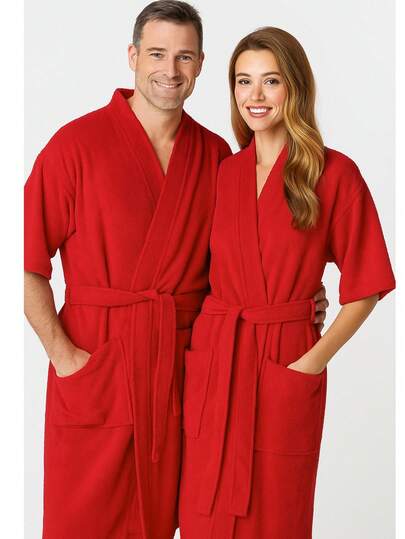 Roupão De Banho Judoca Unissex Atoalhado 325 Gr/m²