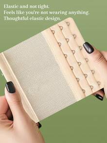 6-Piece New Large-Sized Elastic Snap-Back Stretch Belt - 4 Snaps, 6 Snaps - Sizes Resolve Your Troubles And Extend The Bra Fastener