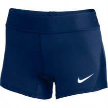 Nike Womens 3" Dri FIT Stock HyperElite Compression Shorts - Navy - View 1