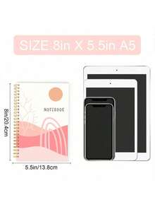 Trees 1 Undated Daily To-Do List Planner - Pink - View 4