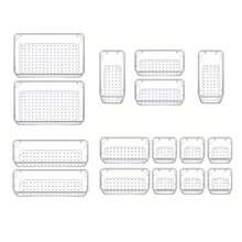 4 Pieces/Set, 87 Pieces/Set, 16 Pieces/Set, 25 Pieces/Set Transparent Pet Desktop Storage Box With Multi-Function Drawer, Kitchen Cosmetic Storage Box For Classifying Daily Items, Decorations, Fall Decorations, Party Decorations, Room Decorations, Home Decorations, Bedroom Decorations, Home Necessities, Must-Have For Back To School Season - Clear - View 16