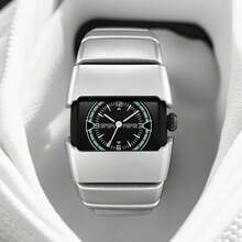 1pc Men's Quartz Watch Y2K Research Institute Authentic Millennium Vintage Original Star Ring Chronograph Advanced Niche Versatile Future