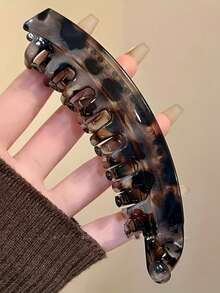 1pc High Volume Hair Clips, Women's Large Banana Clip With Back Comb For Ponytails, Vertical Twist Barrette Hair Accessory, Hair Tools, Beauty Accessories, Curly Hair, Hair Accessory, Fall, Travel, Hair Tools, Accessories Women, Hair Stuff, Fall, Hair, Travel, Women, Hair Accessory, Hair Tools, Beauty Accessories, Gifts, Travel, Gifts For Women, Hair Stuff, For Women, Stocking Fillers, Stocking Stuffers For Adults, For Adult, Hair Stuff, Women's Accessories, Stocking Stuffer, Coming-Of-Age Hair Accessory, Gift Ideas For Women, Beauty Stocking Fillers, Gifts For Women - Multicolor - View 8