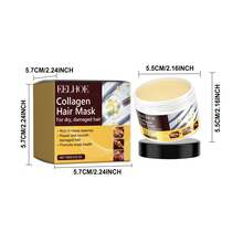 Nourishing And Caring For Hair Mask, Relieving Dryness, Frizz, And Lasting Smoothness - yellow hair mask - 查看 7