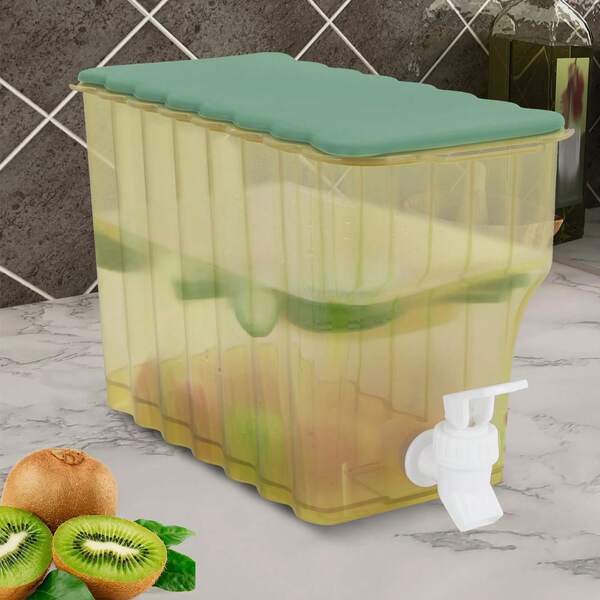 RibasuBB RibasuBB 3.6L Beverage Dispenser With Faucet, 11.02*4.92*6.5 In Water Dispenser For Office, Daily Use, Family Celebrations, Parties, Picnics, Barbecues (Coffee / Green / Orange / White)