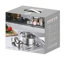 Stainless Steel Soup Pot, Household Noodle Pot, Induction Cooker, Suitable For Gift Small Soup Pot, Stainless Steel Thick Soup Pot, Noodle Pot, Household Large Capacity Boiling Water Pot, Soup Cooking Induction Cooker, Gas Stove, Universal - Multicolor - View 8