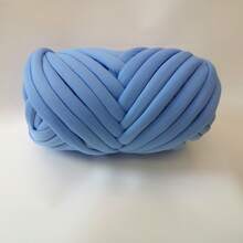 1 Roll Chunky Iceland Yarn, DIY Bag, Handmade Knitting, Pillow, Cat Bed, Super Thick Stuffing Yarn Strips, Suitable For Weaving Various Items, No Tools Needed, Hands-On Crafting For Bags, Baskets, Pillows, Pet Beds, DIY Crafts - Multicolor - View 7