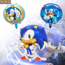 Sega 3pcs Per Pack  Officially Licensed Cool Cartoon Balloon Set Garland Decoration Birthday Party Supplies Gifts