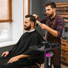 KINGSTEAM Carro de almacenamiento de herramientas para peluquería y belleza - Negro - Ver 8