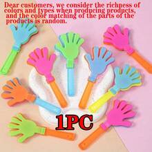 5/10/20Pcs Mini Clapper, For Holidays, Birthday Party Gifts And Supplies Suitable For Christmas Party Christmas Gift New Year Gift Christmas Garter Gift Holiday Rave, Plastic Party Clapper Happy Maker Party Bring You Carnival And Joy - Multicolor - View 11