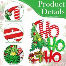 1pc Christmas Decoration, Wooden Christmas Hanging Decor, Home, Garden, Fence Decor, Merry Christmas Decor, HOHOHO Decor, Indoor & Outdoor Holiday Party Accessory Home Decor Christmas Decorations Room Decor Winter