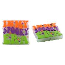 5 bucăți, mărgele și sortimente de mărgele, mărgele focale din silicon pentru Halloween, disponibile în diverse stiluri, cu fantome, dovleci și alte modele, potrivite pentru brățări, brelocuri, pixuri cu mărgele și mărgele realizate manual