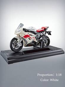 NEUSNEY 1:18 比例压铸摩托车模型，带展示架，多种款式可选，可作为礼物 - 彩色 - 查看 18