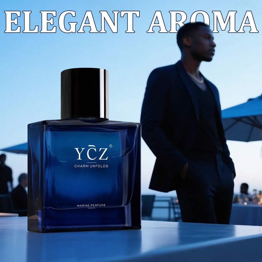YCZ Midnight Marine Man Eau De Parfum,1.7oz(50ml).Long Lasting EDP Men. Making Lt The LdealGentlemen's Gift,Perfume For Men ,Perfume For Women - 海洋之謎 - 查看 1