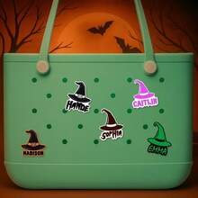 1 件可定制复古风格姓名牌包饰、个性化包饰、姓名标签、包饰、包标签、学校用品、返校、办公室、学校、教室、教师礼物、大学、同事、宿舍、老师、男孩和女孩、青少年、初中生、中学生、高中生、大学生、大学生、大一、大二、低年级学生、定制包袋配饰、街头休闲时尚 - 彩色 - 查看 4