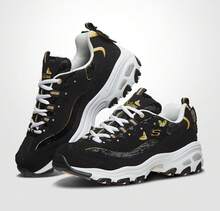 Skechers Women's New Vintage Thick Sole Panda Sneakers, Casual Running Shoes