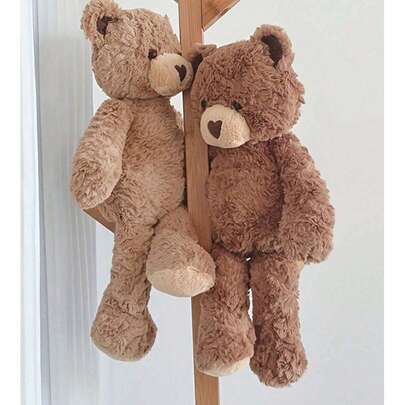 1 件柔软可爱的毛绒泰迪熊 - 可爱的毛绒动物，带有天鹅绒般的皮毛，是生日、圣诞节、新年、情人节、婚礼派对和所有场合的完美礼物