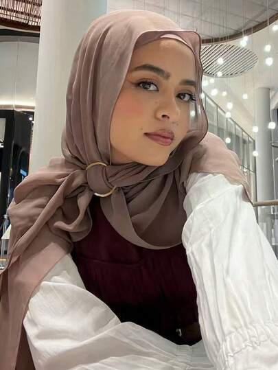 1个定制加大码金属围巾环扣，头巾扣