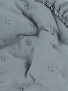 Bedspread Double / Queen / King 200 Thread Count Super Soft Double Sided 3 Pieces Ruffle Alice Bedspread - 灰色 - 查看 5