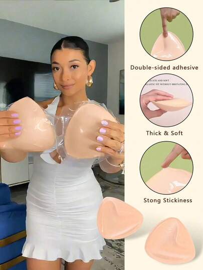 2 PCS Double Sided Sticky Push Up Bra Inserts - Reusable Adhesive Bra With Padding - Sticky Bra For Dresses Bikinis Bra Inserts,Double Sided Self-Adhesive Bra Pads,Sticky Bra Sticky Push Up Bra Lingerie Set Sticky Push Up Bra Push Up Sticky Bra Boob Pads Chest Pads Adhesive Pads