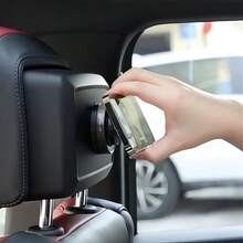 1pc Magnetic Phone Holder, Foldable Multi-Angle Rotatable Car Phone Mount, Adjustable Height Rotating Car Phone Holder, Magnetic Car Navigation Phone Bracket