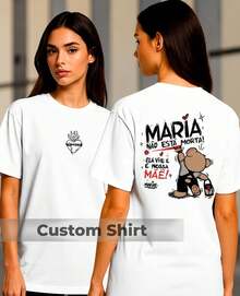 Religious T-Shirt Mary She Lives And Is Our Mother Queen Mother Of Jesus Immaculate Unisex Blouse - trắng - Xem 2