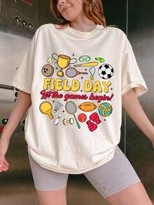Floral Tea T-Shirt, Cute Tea Shirt, Back To School Gift, Edutor Appreciation, Summer Tea Wear, Clroom Style220G Cotton – Durable And Breathable, Great For Travel, Weekend Brunch, Sual Friday, Office, Or Daily Errands – Stylish Comfort For All Ages – I Gift For Boyfriend, Girlfriend, Mom, Dad, Or Ns Who Love Quality And Style - 白色9 - 查看 1
