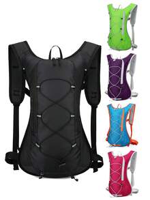 Multifunctional Mountain Bike Riding Backpack, Outdoor Sports Hiking Bag, Portable Travel Backpack With Hydration Bladder Compartment. Outdoor Bicycle Riding Bag With Water Bladder Pocket, Lightweight Backpack For Hiking, Running, Includes Helmet Net. Convenient And Collapsible Design. Sport Bag For Sports For Fitness For Exercise Large Capacity Travel Bag For Vacation For Women For Men Travel Essential Durable Bike Bag Bicycle Accessories Bike Frame Riding Bag For Cycling - Multicolor - View 5