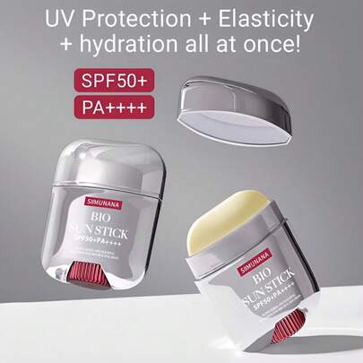 1 thỏi kem chống nắng, thích hợp để chống nắng, bảo vệ da khi hoạt động ngoài trời, dưỡng ẩm và chống tia UV mạnh mẽ, cần thiết cho mùa hè.