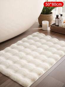 1 件 - 米色柔软现代室内大号毛茸茸地毯，几何简约蓬松浴室垫，防滑背衬，可机洗，客厅、梳妆台、浴缸、淋浴间、水槽 - 家居装饰 家居浴室装饰 地毯 户外地毯 门垫 秋季装饰 浴室配件 返校入口装饰 - 米色 - 查看 11