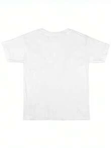 I'm Literally Just A Girl Slogan Graphic Tee For Women, Casual Style Short Sleeve Round Neck Top With Cute Cherry Pattern, Comfortable Everyday Wear, Available In Multiple Sizes - trắng - Xem 5