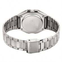 Casio 两块A159W-N1男士石英表，电池续航时间长，适合日常佩戴，适用于各种场合。它具有液晶显示屏、日期、星期和闹钟功能。赠品：星座手表 - 灰色 - 查看 3