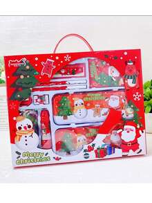 1/2pcs Cute Panda, Astronaut, Cat Cartoon Stationery Set, Including Pencil, Eraser And Ruler, Suitable For Students, Graduation Gifts, School, Drawing, Markers, Stationery, Halloween Gifts, Christmas Gifts, Gifts For Friends And Family, Christmas Eve Gifts, Eid Gifts, Holiday Party Gifts, Birthday Gifts, Party Favors - Multicolor - View 7