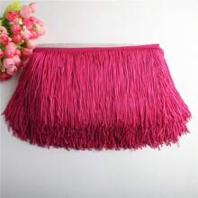 2/10Yards/Pack 15cm Fringe Trim Lace Polyerter Fibre Tassel 4inch Wide Long For Clothes Accessories Latin Wedding Dress DIY Lamp Shade Decoration - Multicolor - View 28