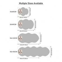 Thảm lông cừu giả, thảm lông cừu mềm mại, thảm chạy bộ cho phòng ngủ, cạnh giường, sàn phòng khách, đệm dày, thảm lông lạc đà, vỏ bọc ghế siêu mềm, tấm lót ghế cho phòng ngủ, sàn ghế sofa - Lạc đà - Xem 2