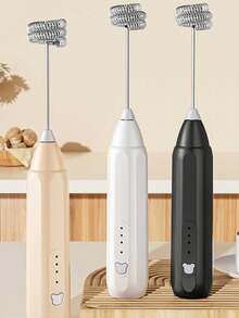 电动奶泡器、手持式奶泡器、家用迷你奶泡机、牛奶搅拌器、无线奶泡器 - 彩色 - 查看 9