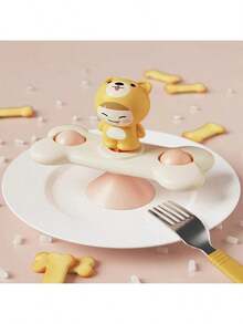 1 OPP 包装婴儿玩具吸盘旋转器适用于幼儿熊手蒙特梭利旋转器感官玩具缓解压力游戏旋转摇铃（颜色随机），洗澡玩具，婴儿玩具，吸盘玩具，婴儿玩具，洗澡玩具，蒙特梭利玩具