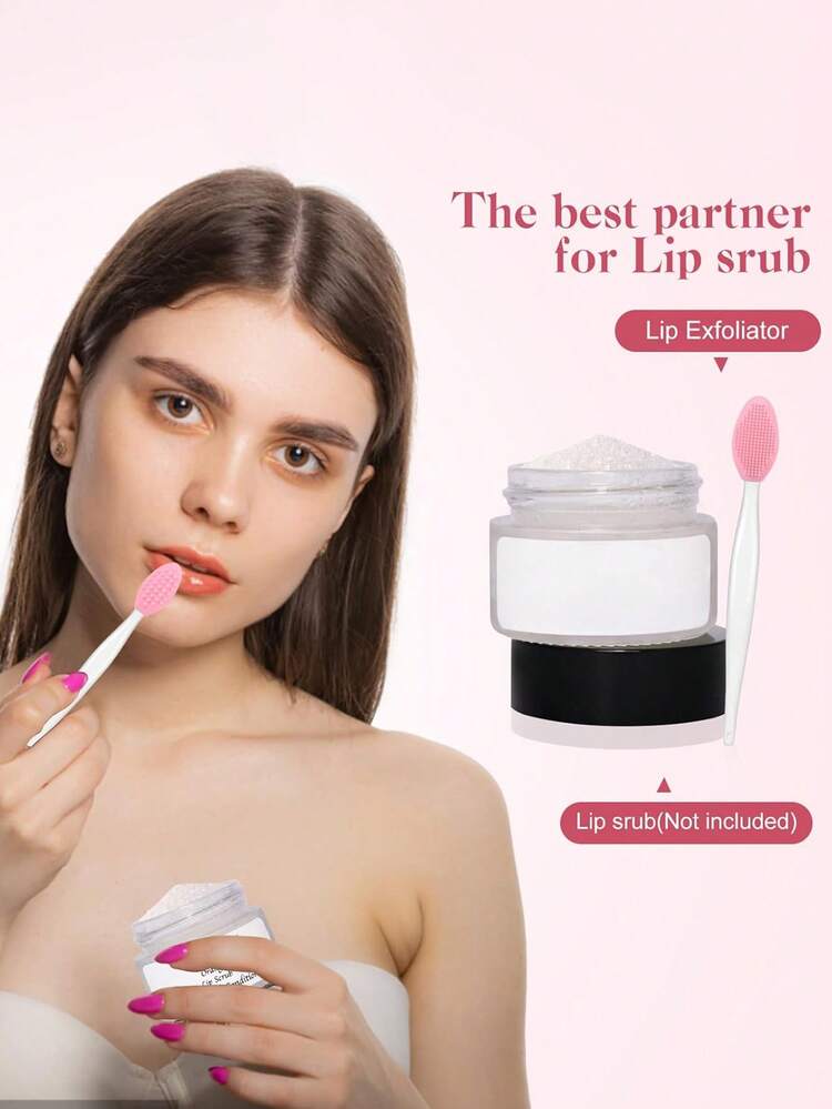 4 件套多功能硅胶洁面刷，双头硅胶面部去角质刷，双面刷，可重复使用面部清洁刷，手持式面部刷，适用于面部护肤和按摩，手动皮肤硅胶去角质刷，用于去除化妆残留物、黑头、面部按摩和深层清洁护肤 - 彩色 - 查看 6