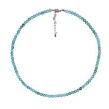 1 pieza Collar de cuentas de turquesa natural estilo bohemio para mujeres, perfecto para uso diario en todas las estaciones, ideal como regalo y un accesorio de moda imprescindible que se combina sin esfuerzo con cualquier atuendo para viajes al aire libre y sesiones de fotos.