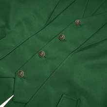 Mens Pirate Coat Steampunk Jacket Tailcoat Renaissance Jacket Halloween Hatter Costume - Green - View 5