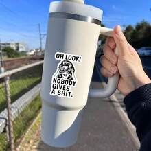 3-Inch " Indifference" Sticker - Humorous - Themed Vinyl Sticker With Character & Text Art For Laptops, Notebooks, Water Bottles, Sarcasm Fans, And Fun Decor | Great For Apathy Enthusiasts, Edgy Humor Lovers, And Those Into Playful Disinterest Puns | Perfect For Showcasing Fandom For Brash Vibes