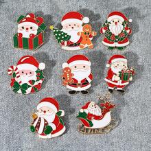 Pretty Santa Claus Collection Brooches Lapel Pins Xmas Gift - 1 - View 2