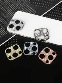 (1 片装)适用于 16 Pro Max 的闪亮相机镜头保护膜,3D 闪光水晶钻石水钻防刮花闪亮圆点金属装饰贴纸保护膜,玫瑰金,兼容 系列,适用于手机壳,是生日、送给家人、朋友、日常保护、办公室、家居的理想之选。闪亮水晶镜头保护膜,相机盖防水、防震、防摔、防刮花。 - 金色 - 查看 6