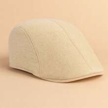 Italian Style Beret Autumn Winter Men's Women's Unisex - Màu be - Xem 1